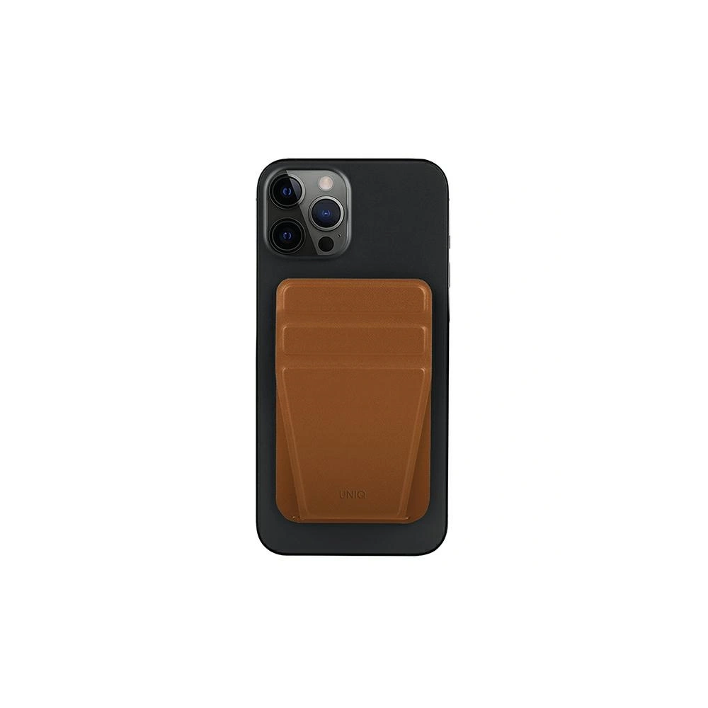 Wholesale UNIQ Lyft magnetic stand and card holder brown - UNIQ601BR - {ean13} - Hurt