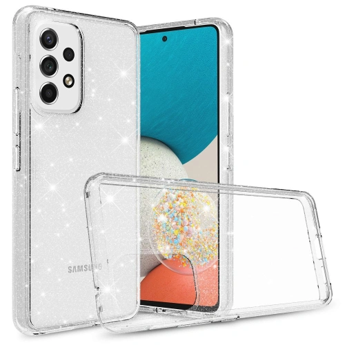 Etui Tech-Protect Glitter Samsung Galaxy A53 5G Clear