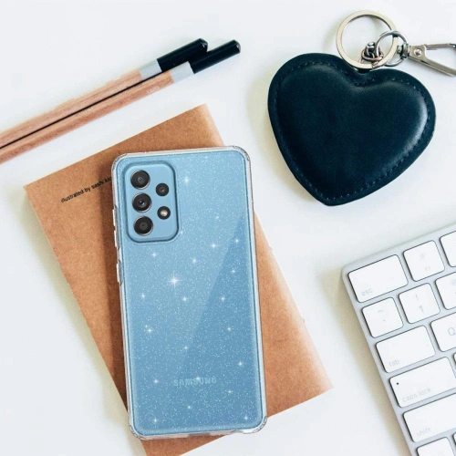 Etui Tech-Protect Glitter Samsung Galaxy A53 5G Clear
