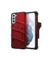 Etui ZIZO BOLT Series Samsung Galaxy S21 FE + sklo (červené)