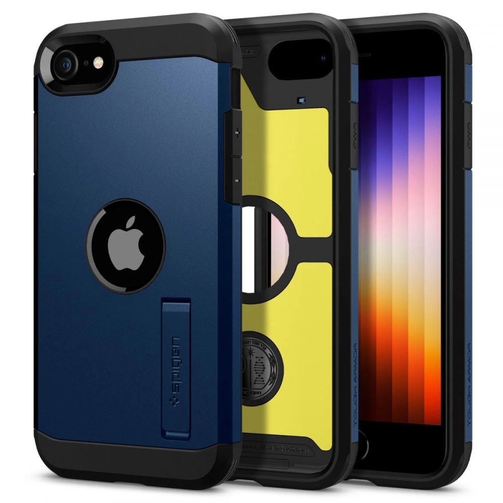 Hurtownia GSM - Etui Spigen Tough Armor Apple iPhone SE 2022/SE 2020 Námořnická modrá - SPN2166NAVBLU - {ean13} - Hurt