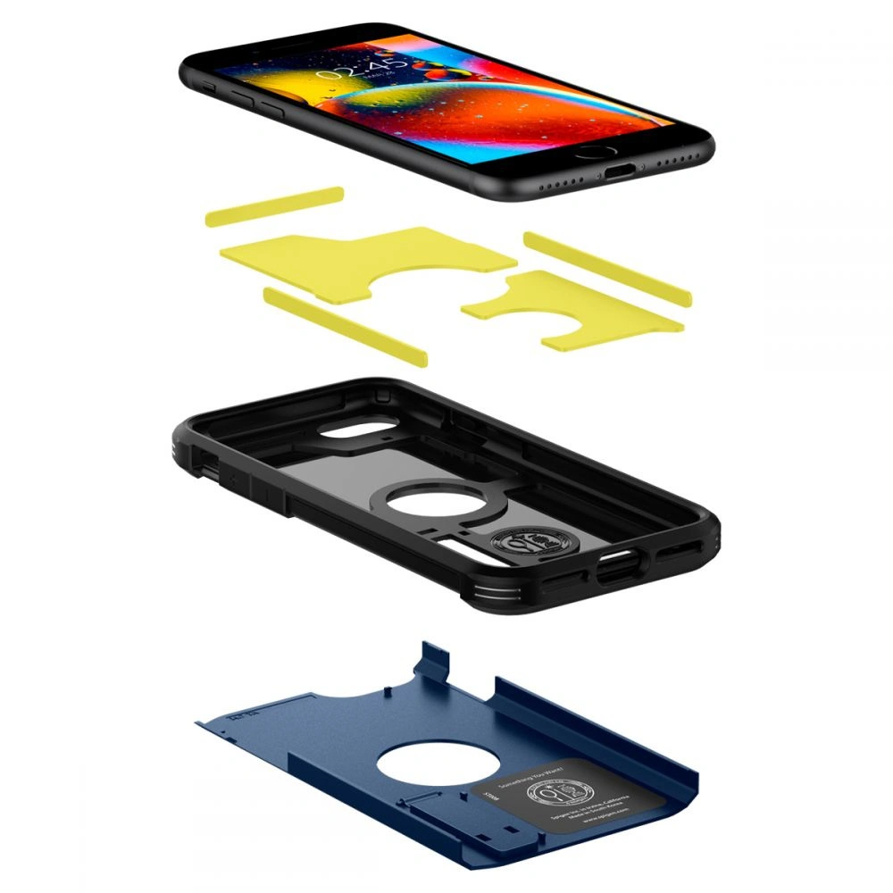 Hurtownia GSM - Etui Spigen Tough Armor Apple iPhone SE 2022/SE 2020 Námořnická modrá - SPN2166NAVBLU - {ean13} - Hurt
