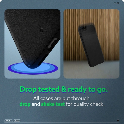 Etui Caseology Vault Apple iPhone SE 2022/SE 2020/8/7 Matte Black