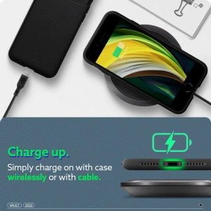 Etui Caseology Vault Apple iPhone SE 2022/SE 2020/8/7 Matná Černá