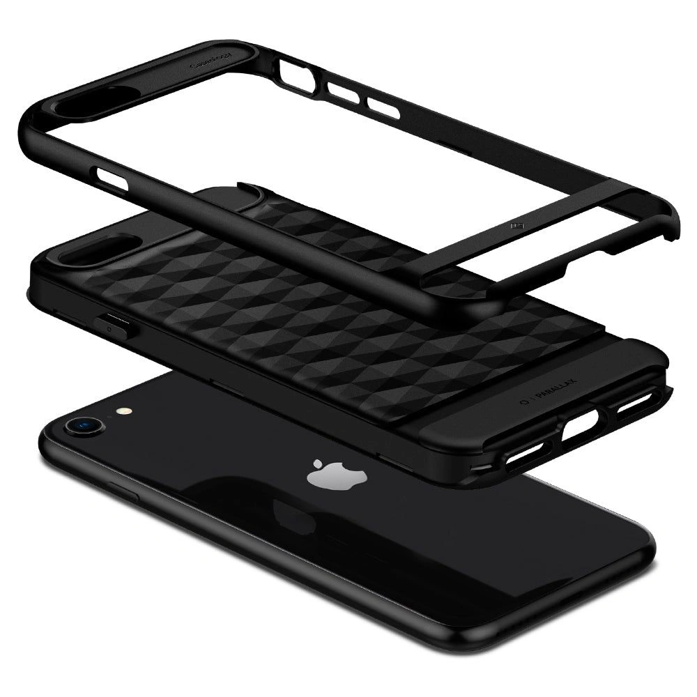 Hurtownia GSM - Case Caseology Parallax Apple iPhone SE 2022/SE 2020/8/7 Matt Schwarz - CSL054BLK - {ean13} - Hurt