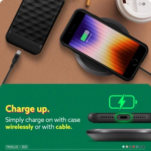 Hurtownia GSM - Case Caseology Parallax Apple iPhone SE 2022/SE 2020/8/7 Matt Schwarz - CSL054BLK - {ean13} - Hurt