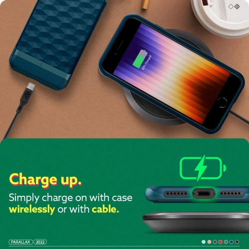 Etui Caseology Parallax Apple iPhone SE 2022/SE 2020/8/7 Aqua Green