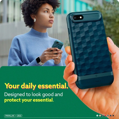 Etui Caseology Parallax Apple iPhone SE 2022/SE 2020/8/7 Aqua Green