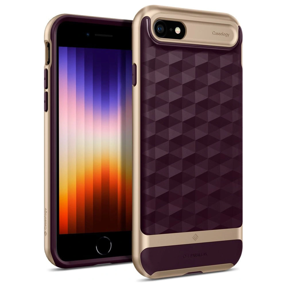 Hurtownia GSM - Etui Caseology Parallax Apple iPhone SE 2022/SE 2020/8/7 Burgundy - CSL056BRG - {ean13} - Hurt