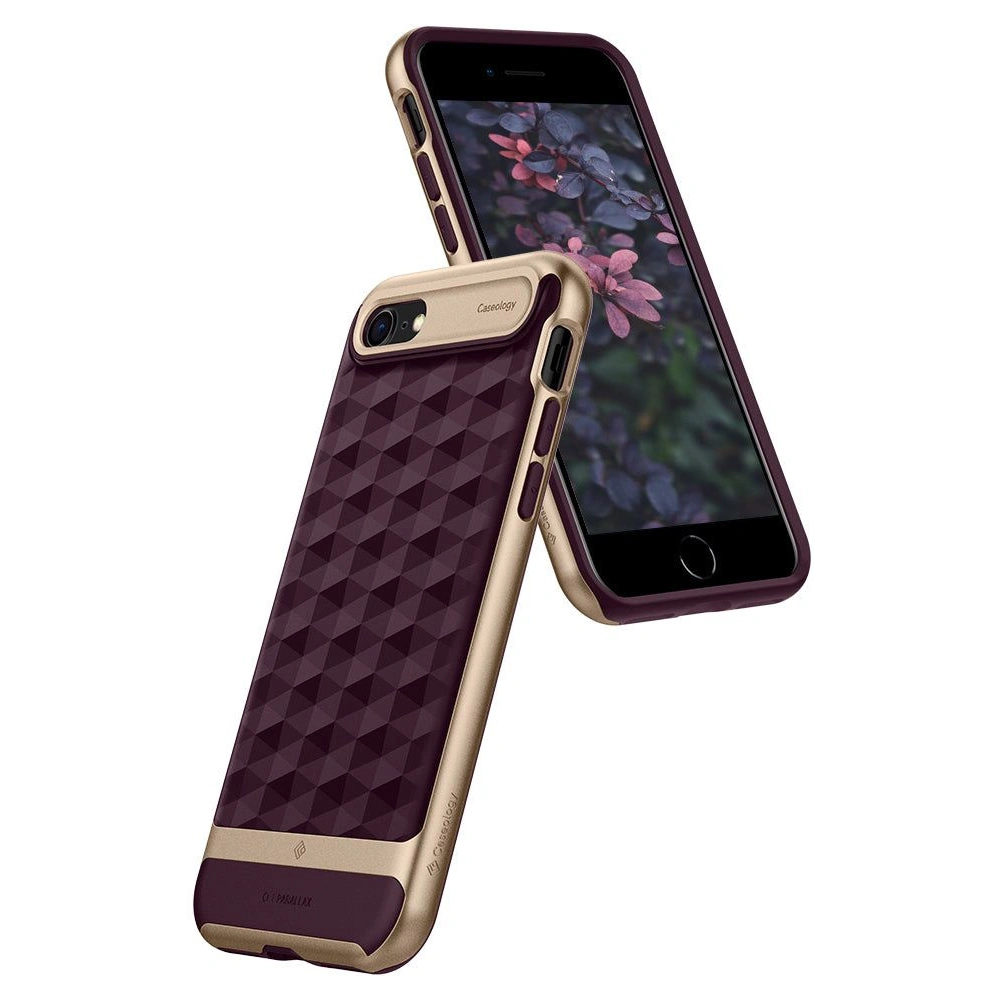 Hurtownia GSM - Etui Caseology Parallax Apple iPhone SE 2022/SE 2020/8/7 Burgundy - CSL056BRG - {ean13} - Hurt
