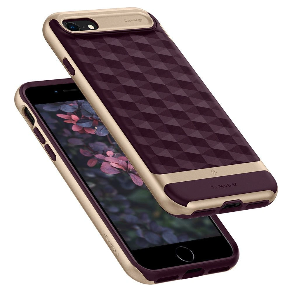 Hurtownia GSM - Etui Caseology Parallax Apple iPhone SE 2022/SE 2020/8/7 Burgundy - CSL056BRG - {ean13} - Hurt