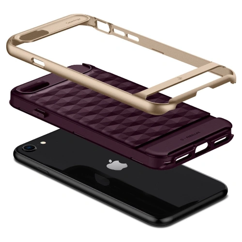 Etui Caseology Parallax Apple iPhone SE 2022/SE 2020/8/7 Burgundy