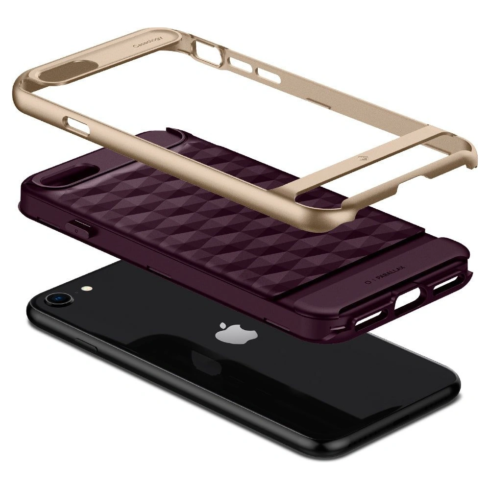 Hurtownia GSM - Etui Caseology Parallax Apple iPhone SE 2022/SE 2020/8/7 Burgundy - CSL056BRG - {ean13} - Hurt