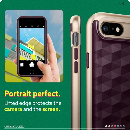 Etui Caseology Parallax Apple iPhone SE 2022/SE 2020/8/7 Burgundy