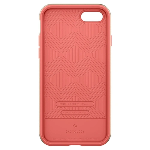 Etui Caseology Parallax Apple iPhone SE 2022/SE 2020/8/7 Coral Pink