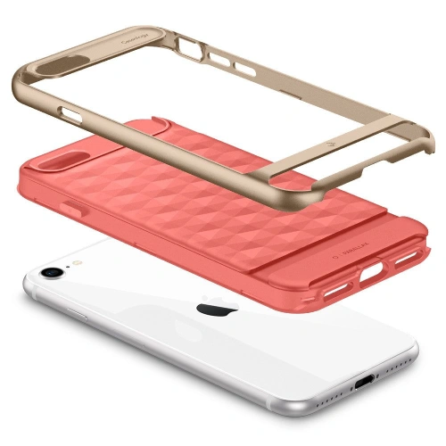 Etui Caseology Parallax Apple iPhone SE 2022/SE 2020/8/7 Coral Pink