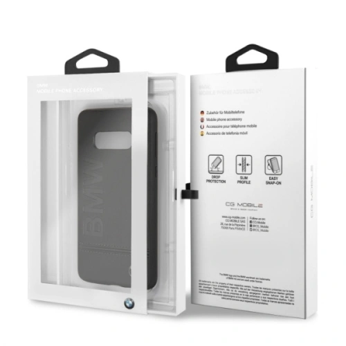 Etui BMW BMHCS10LLLSB Samsung Galaxy S10e czarny/black Signature