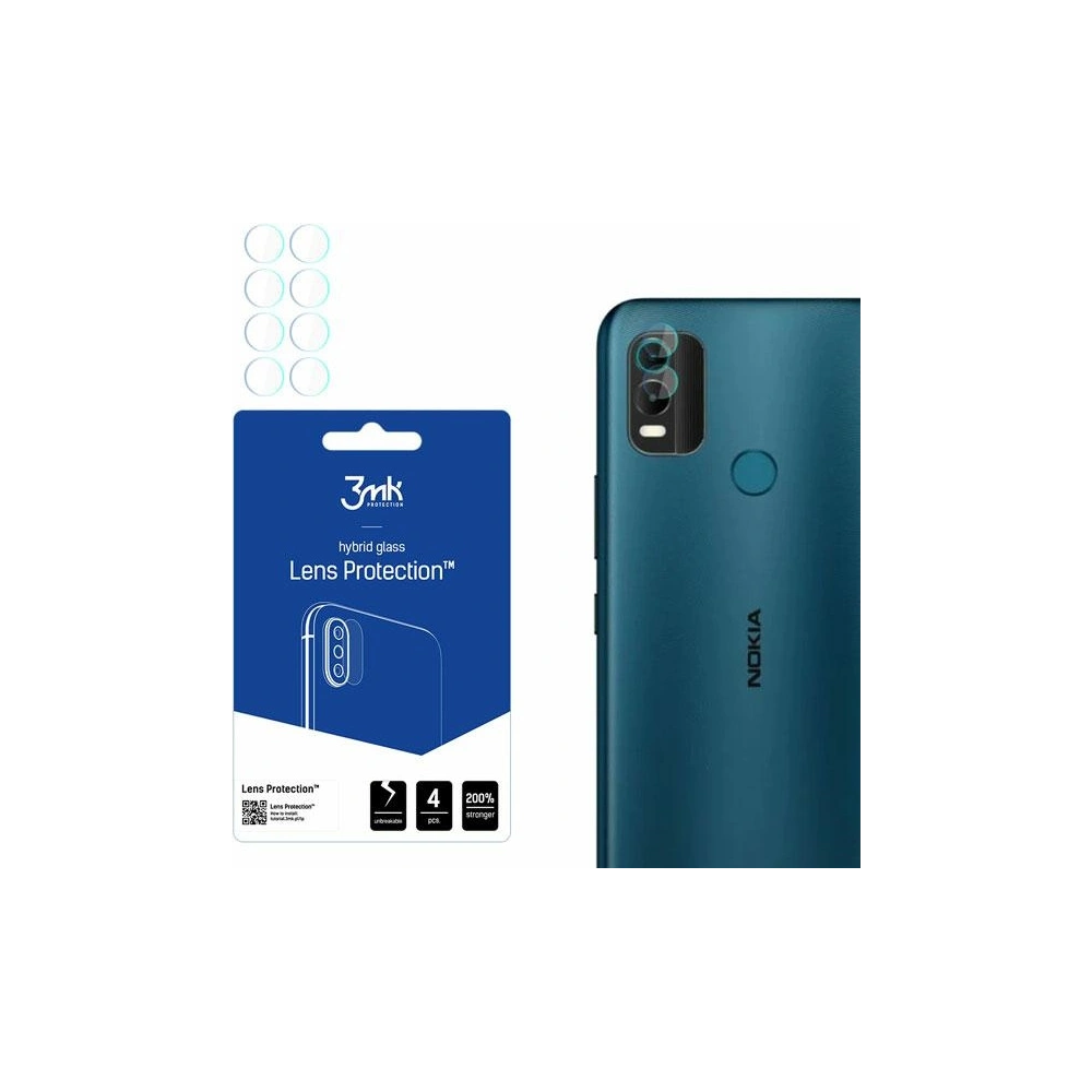Hurtownia GSM - Hybridní sklo na objektiv fotoaparátu 3MK Ochrana objektivu Nokia C21 Plus [4 PACK] - 3MK2790 - {ean13} - Hurt