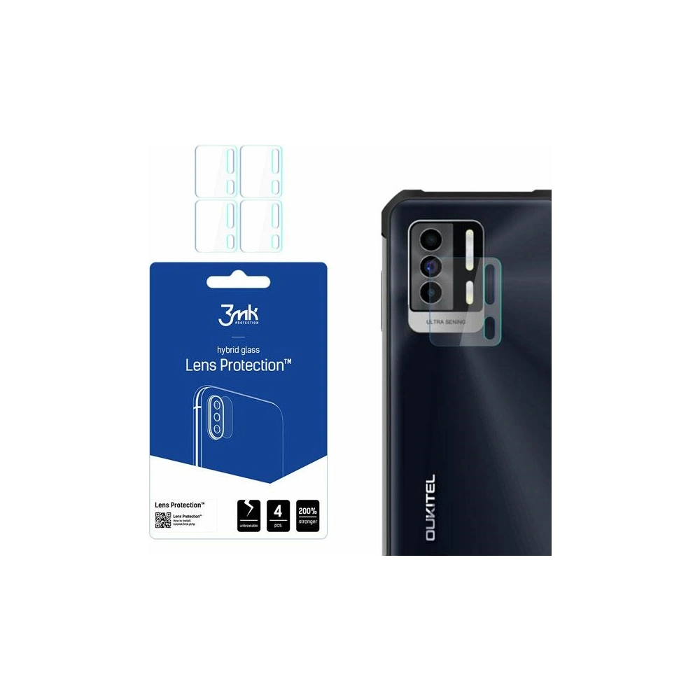 Hurtownia GSM - Szkło hybrydowe na obiektyw aparatu 3MK Lens Protection Oukitel WP17 [4 PACK] - 3MK2795 - {ean13} - Hurt