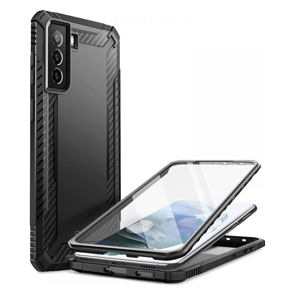 Hurtownia GSM - Etui Supcase Clayco Xenon Samsung Galaxy S21 FE černé - SPC244BLK - {ean13} - Hurt