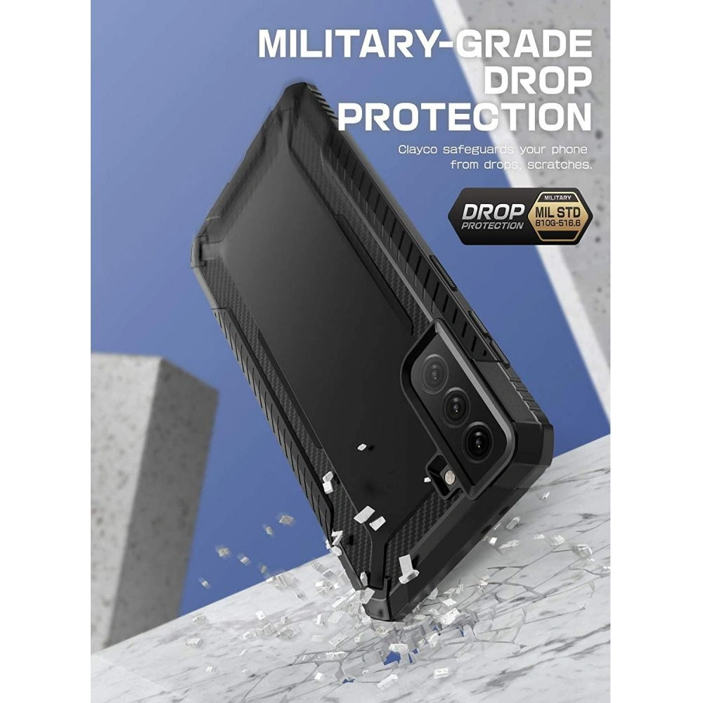 Hurtownia GSM - Etui Supcase Clayco Xenon Samsung Galaxy S21 FE černé - SPC244BLK - {ean13} - Hurt