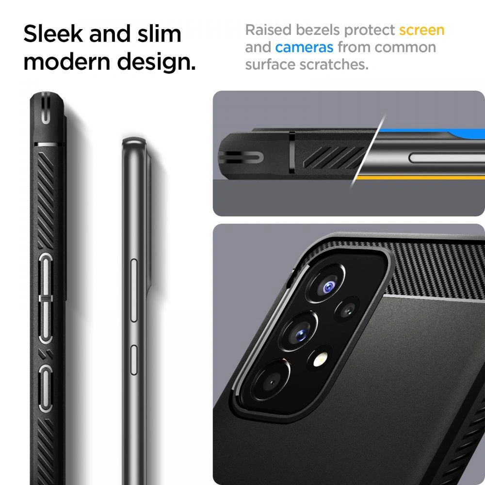 Hurtownia GSM - Etui Spigen Rugged Armor Samsung Galaxy A53 5G Matte Black - SPN2167BLK - {ean13} - Hurt