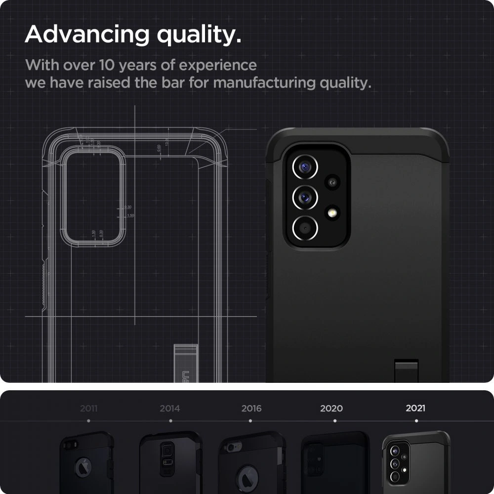 Hurtownia GSM - Etui Spigen Tough Armor Samsung Galaxy A33 5G černé - SPN2180BLK - {ean13} - Hurt