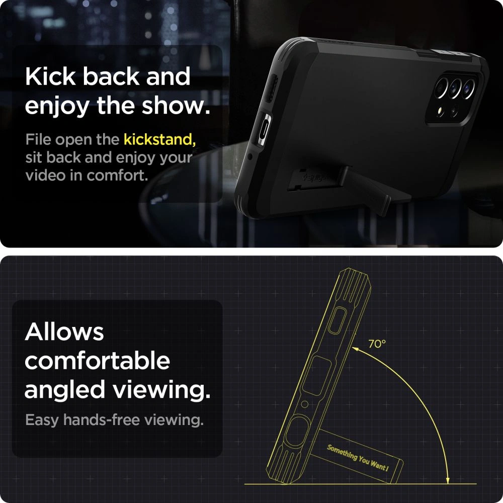 Wholesale Spigen Tough Armor Samsung Galaxy A33 5G Black - SPN2180BLK - {ean13} - Hurt