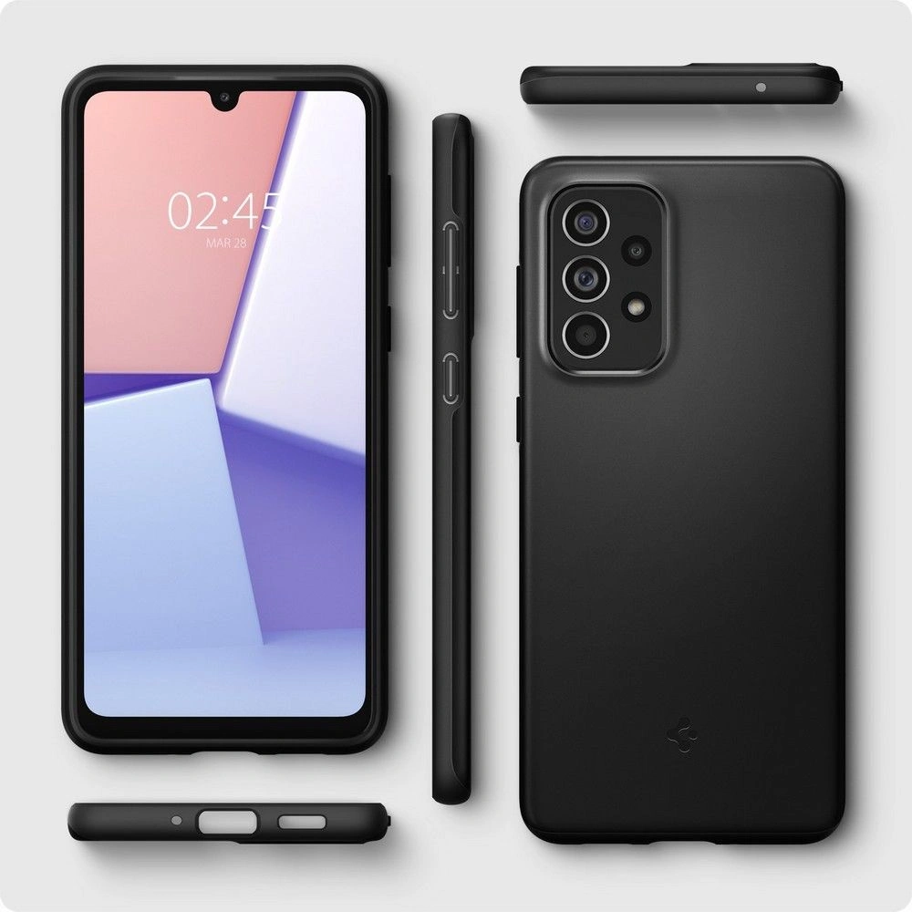 Hurtownia GSM - Etui Spigen Thin Fit Samsung Galaxy A33 5G Černé - SPN2181BLK - {ean13} - Hurt