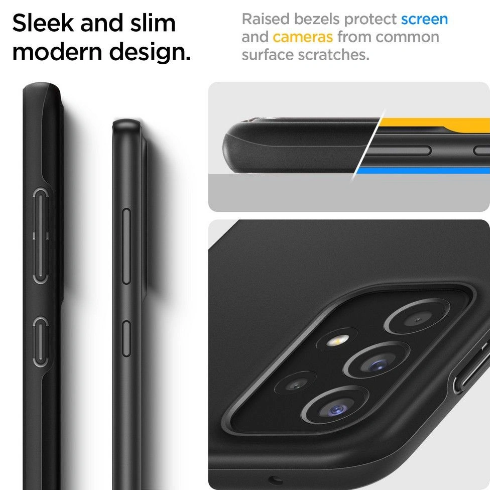 Hurtownia GSM - Etui Spigen Thin Fit Samsung Galaxy A33 5G Černé - SPN2181BLK - {ean13} - Hurt