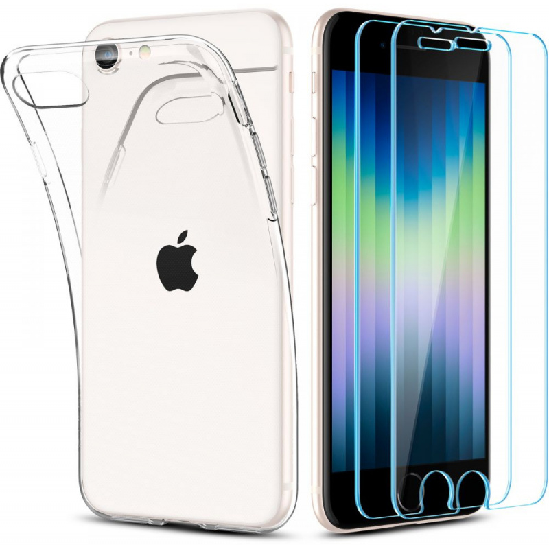 Hurtownia Spigen - 8809811859256 - SPN2182CL - Etui Spigen Crystal Pack Apple iPhone SE 2022/SE 2020/8/7 Crystal Clear - B2B homescreen