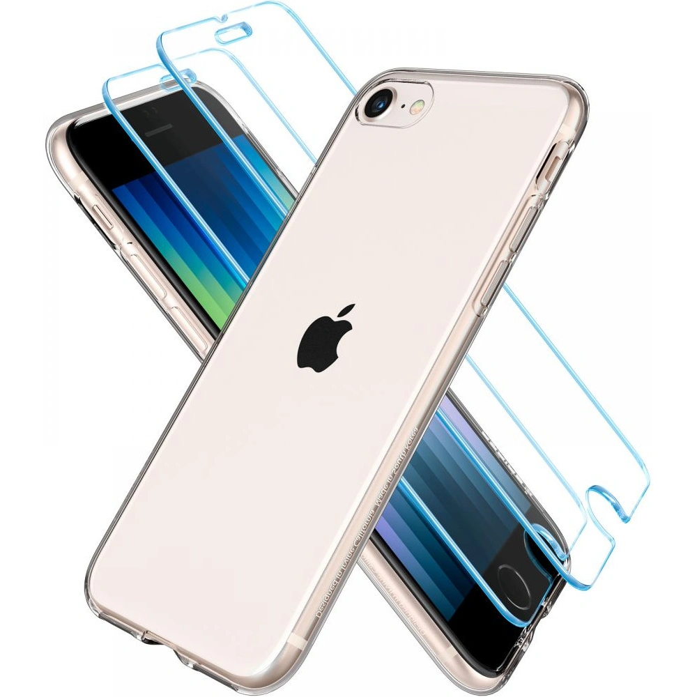 Hurtownia GSM - Etui Spigen Crystal Pack Apple iPhone SE 2022/SE 2020/8/7 Crystal Clear - SPN2182CL - {ean13} - Hurt