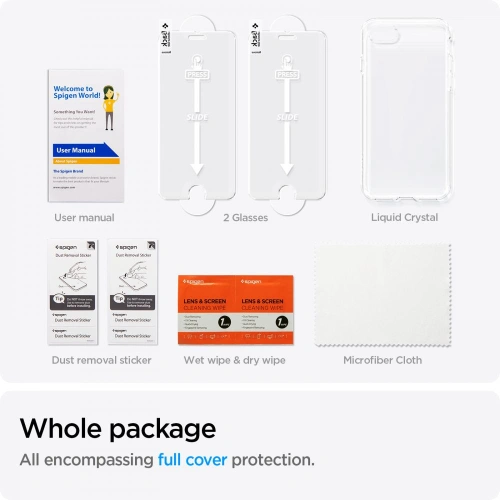 Etui Spigen Crystal Pack Apple iPhone SE 2022/SE 2020/8/7 Crystal Clear
