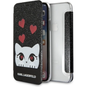 Hurtownia GSM - Case Karl Lagerfeld KLFLBKPXVDCBK Apple iPhone X schwarze Buch Valentinstag - KLD869BLK - {ean13} - Hurt