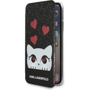 Hurtownia GSM - Case Karl Lagerfeld KLFLBKPXVDCBK Apple iPhone X schwarze Buch Valentinstag - KLD869BLK - {ean13} - Hurt