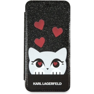 Hurtownia GSM - Case Karl Lagerfeld KLFLBKPXVDCBK Apple iPhone X schwarze Buch Valentinstag - KLD869BLK - {ean13} - Hurt