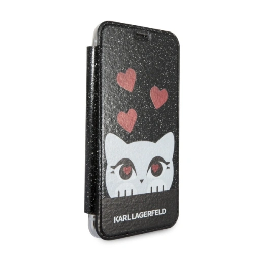 Etui Karl Lagerfeld KLFLBKPXVDCBK Apple iPhone X black book Valentine