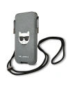 Hurtownia GSM - Torebka Karl Lagerfeld KLHCP12LOPHCHG 6,7 palce šedá/grey hardcase Saffiano Ikonik Choupette Head - KLD870GRY - {ean13} - Hurt