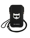 Karl Lagerfeld KLHCP12LOPHCHK 6.7 inch black hardcase Saffiano Ikonik Choupette Head
