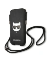 Hurtownia GSM - Torebka Karl Lagerfeld KLHCP12LOPHCHK 6,7 cali czarny/black hardcase Saffiano Ikonik Choupette Head - KLD871BLK - {ean13} - Hurt