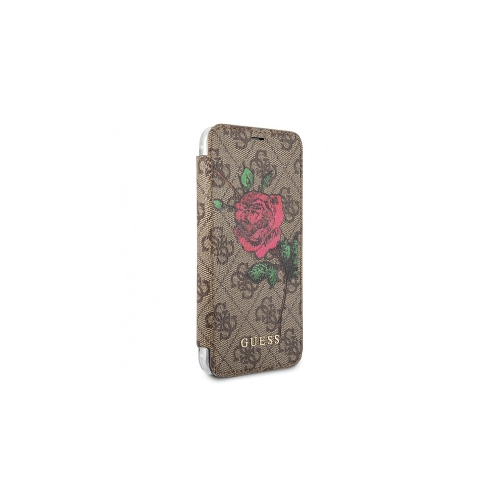 Hurtownia GSM - Etui Guess GUFLBKI84GROB Apple iPhone 8/7 hnědé knižní 4G Flower Desire - GUE1646BR - {ean13} - Hurt