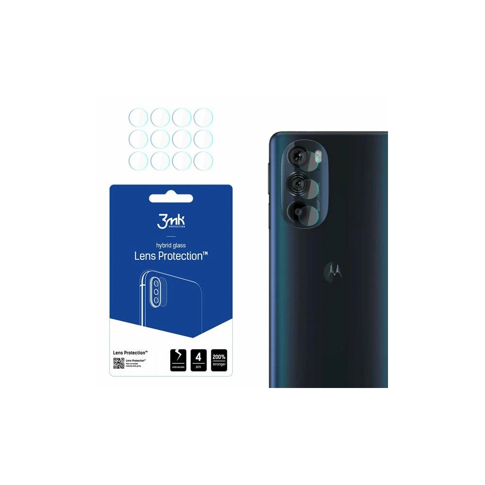 Hurtownia GSM - Hybridní sklo na objektiv fotoaparátu 3MK Ochrana objektivu Motorola Edge 30 Pro [4 PACK] - 3MK2818 - {ean13} - Hurt