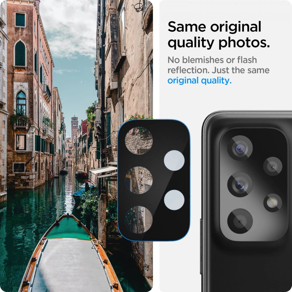 Hurtownia GSM - Tvrzené sklo na zařízení Spigen Optik Camera Lens Samsung Galaxy A33 5G/A53 5G/A73 5G černé [2 PACK] - SPN2187BLK - {ean13} - Hurt