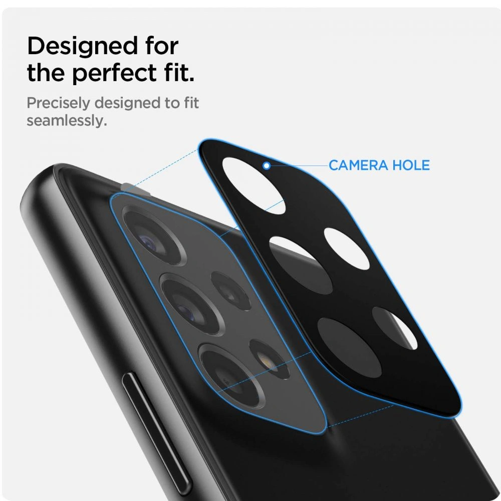 Hurtownia GSM - Tvrzené sklo na zařízení Spigen Optik Camera Lens Samsung Galaxy A33 5G/A53 5G/A73 5G černé [2 PACK] - SPN2187BLK - {ean13} - Hurt