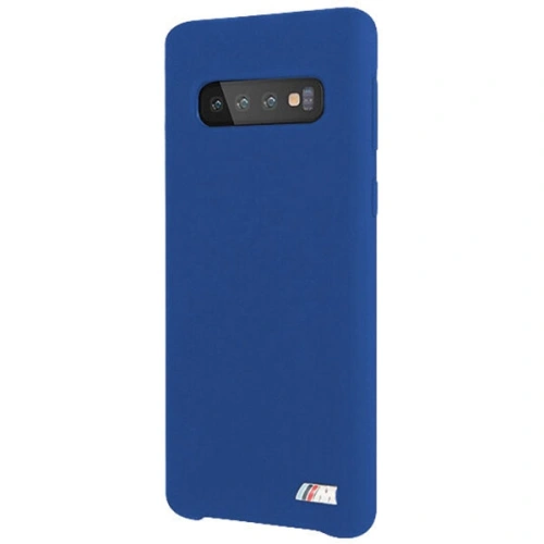 Etui BMW BMHCS10MSILNA Samsung Galaxy S10 niebieski/navy Silicone M Collection