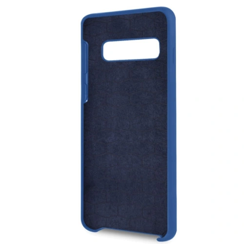 Etui BMW BMHCS10MSILNA Samsung Galaxy S10 niebieski/navy Silicone M Collection