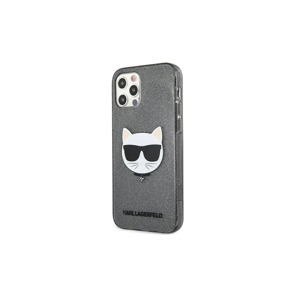 Hurtownia GSM - Etui Karl Lagerfeld KLHCP12LCHTUGLB Apple iPhone 12 Pro Max černý/black hardcase Glitter Choupette - KLD878BLK - {ean13} - Hurt