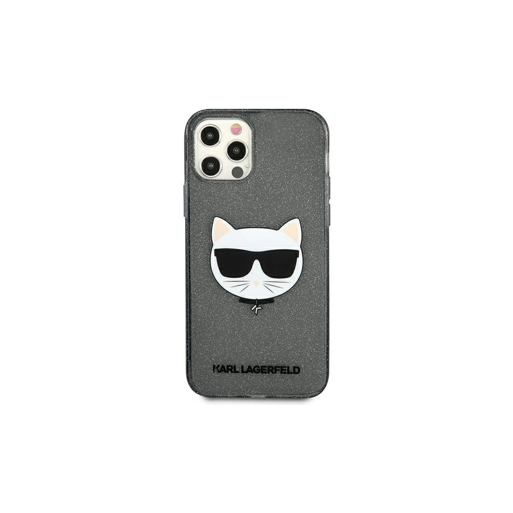 Hurtownia GSM - Etui Karl Lagerfeld KLHCP12LCHTUGLB Apple iPhone 12 Pro Max černý/black hardcase Glitter Choupette - KLD878BLK - {ean13} - Hurt