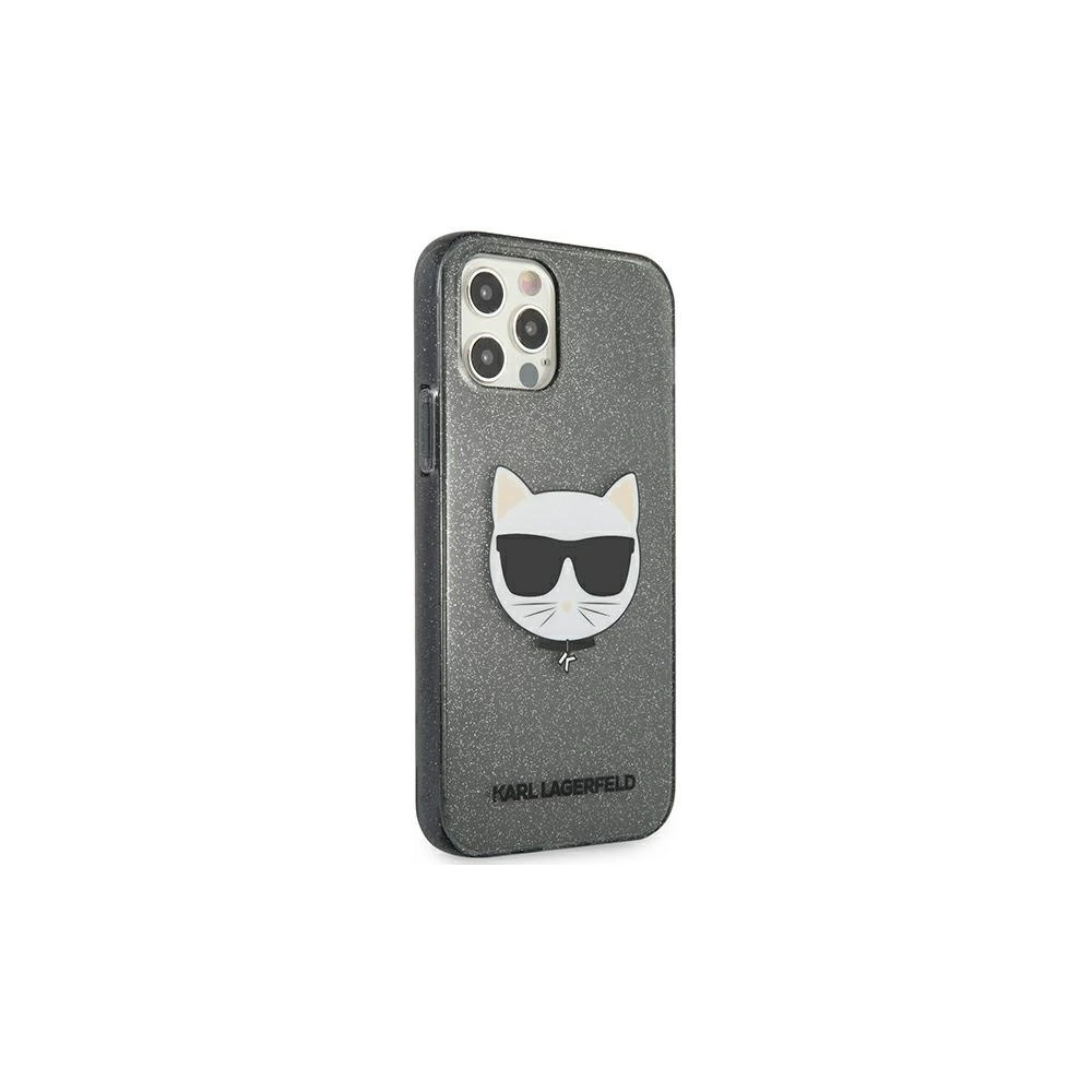 Hurtownia GSM - Etui Karl Lagerfeld KLHCP12LCHTUGLB Apple iPhone 12 Pro Max černý/black hardcase Glitter Choupette - KLD878BLK - {ean13} - Hurt