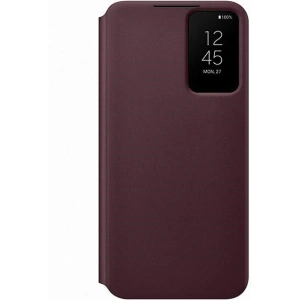 Etui Samsung EF-ZS906CE Samsung Galaxy S22+ Plus burgund/burgundy Clear View Cover